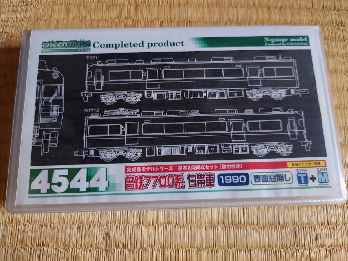 G.M 4544 名鉄7700系白帯車 1990 妻面窓なし T+M拍卖