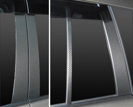 【送料無料!ハセプロ】アートシートピラー/バイザーカット/ブラック (MS-PT75V) 6Pセット★カローラフィールダー ZRE162G H24/5~拍卖