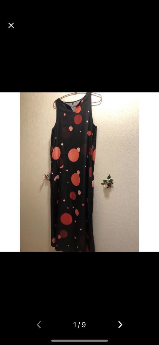 新品 大人可愛いドット柄マキシワンピース&ホームウェア★M最終値下げ★他フリマでもセール中★現品限り!拍卖