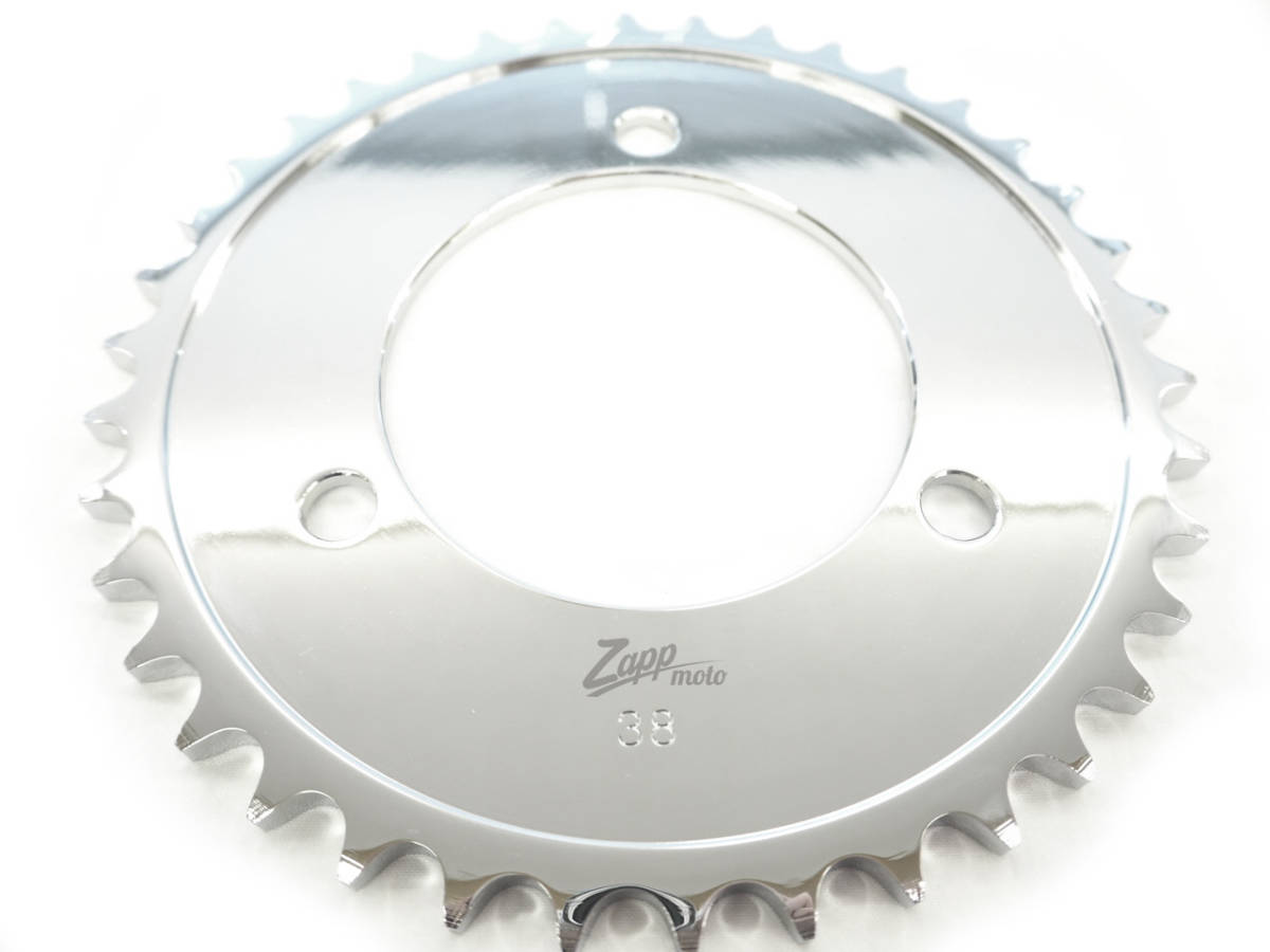 ◆◇新品 リプロ◇◆W1 W1S W1SS W2SS W2TT W1SA W3 リアスプロケット 38T クロームメッキ仕上げ KAWASAKI拍卖