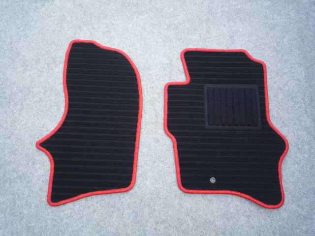 三菱 ミニキャブトラックU61T/62T ◇縁糸カラー変更OK◇ フロアマット 新品 DE-kr④拍卖