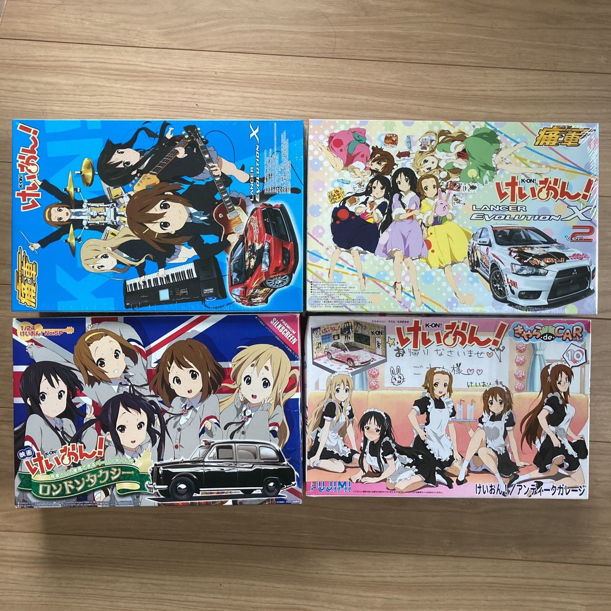 けいおん! プラモデル 4点セット 痛車拍卖