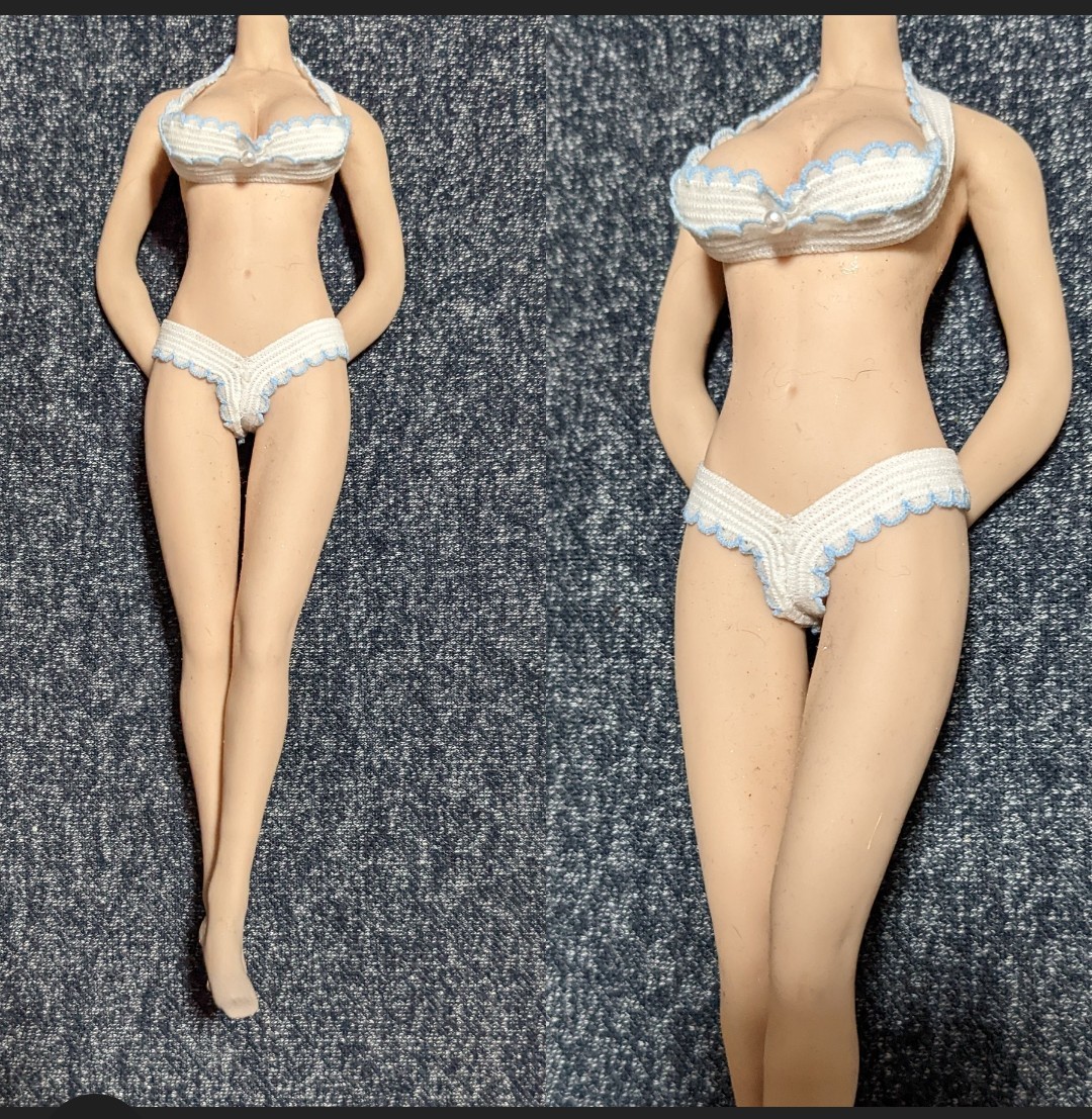 1/6ドール用 TBLeague ファイセンS07 クールガール ホワイトブラ&スキャンティ拍卖
