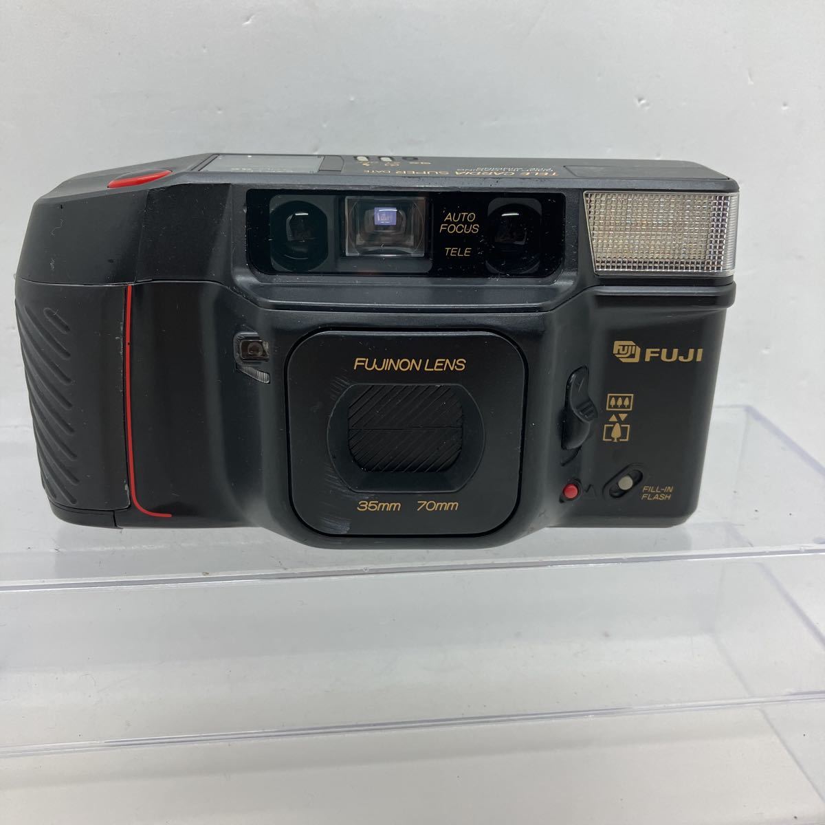 カメラ コンパクトフィルムカメラ FUJI TELE CARDIA SUPER DATE 35mm 70mm Y78拍卖