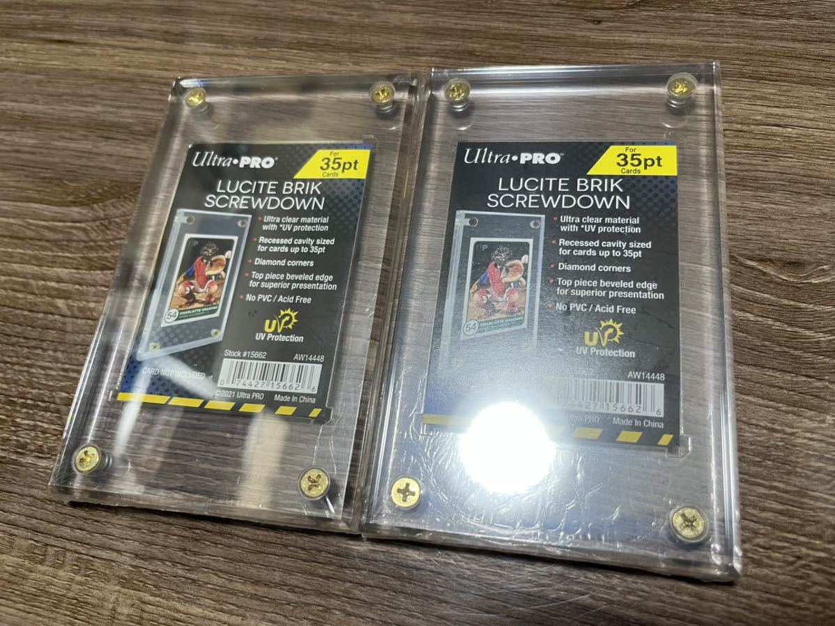 送料無料 ウルトラプロ 35pt ルサイト・ブリック・スクリューダウン UVプロテクション UVカット UV Protection Brik Screwdown 2個セット拍卖