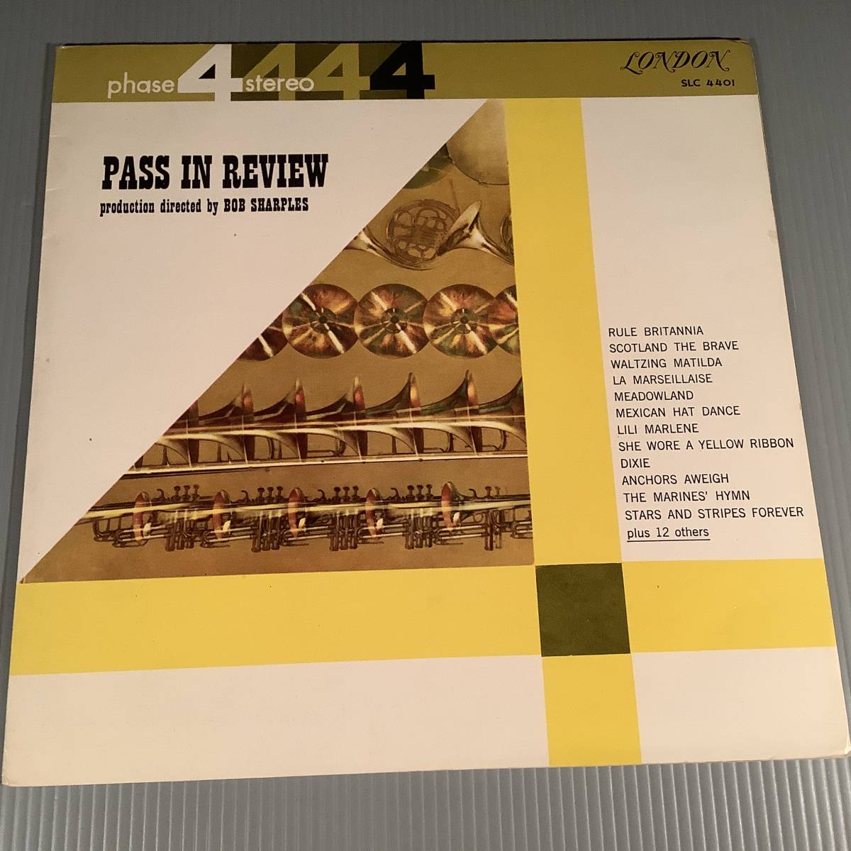 LP(フェーズ4 )●『ステレオ大閲兵式』音楽・制作:ボブ・シャープレス●ペラジャケット・良好品! 拍卖