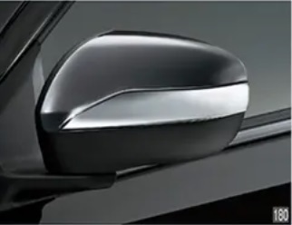 ミライース LA350/360S:純正 ドアミラーガーニッシュ(メッキ)左右【年式R3年10月~】拍卖