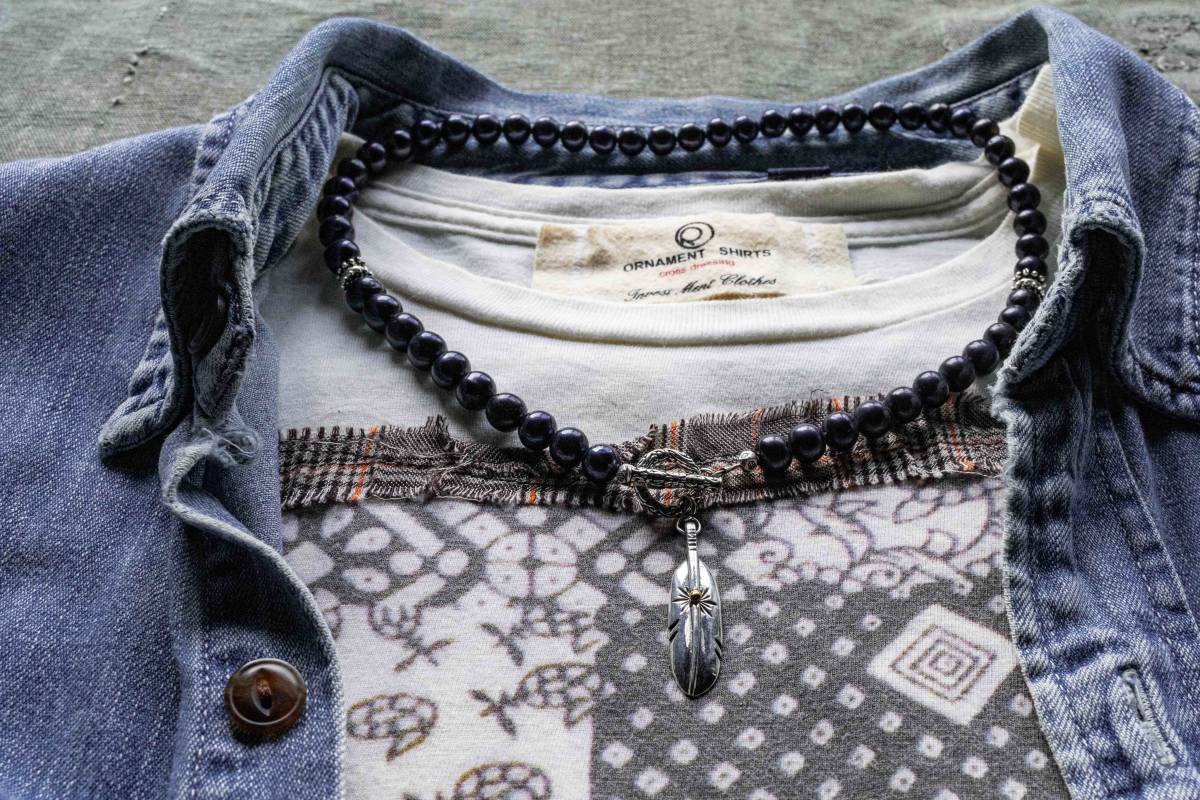 *UNISEX pearl & silver925 charm necklace拍卖