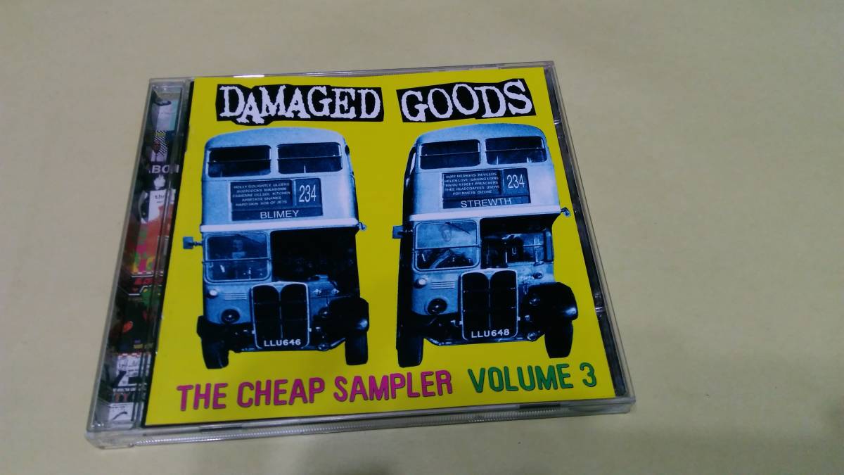 VA/Damaged Goods: The Cheap Sampler Volume 3☆Holly Golightly Ulcers Buzzcocks Shelley's Children Fabienne Delsol Armitage Shanks拍卖
