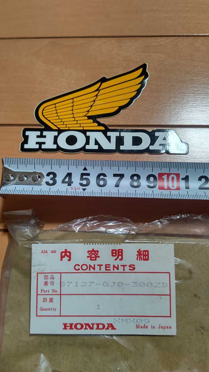 ホンダ AD06 MTX50 ウイングマーク HM 純正 未使用 デカール 87127-GJ0-300ZB HONDA サイド カウル MTX50R 貴重 希少 レア エンブレム拍卖