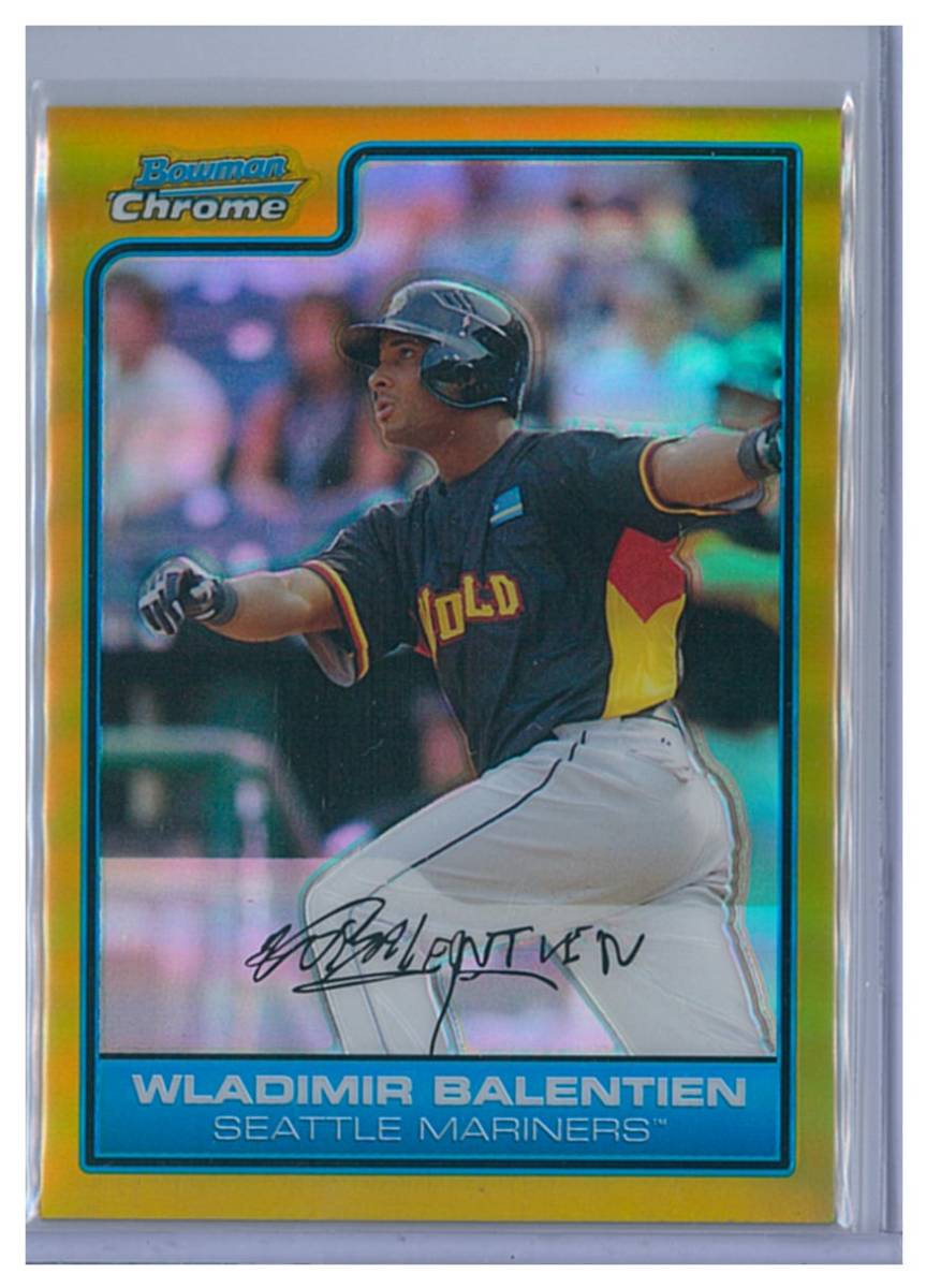 バレンティン 2006 BOWMAN CHROME GOLD REFRACTOR /50 拍卖