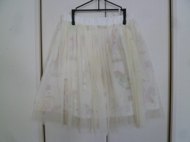 TOKYO RESORT/東京リゾート□ディズニーランド公式オフホワイトラプンツェルチュールスカートM/コスプレインパにディズニーシー□SK616拍卖