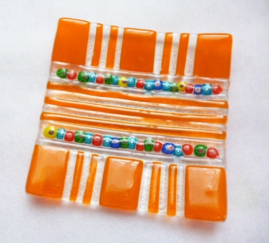 β Venetian glass ベネチアングラス 飾り皿 トレイ β 皿 小物入れ ヴェネチアン ベネチアンガラス ミルフィオリ お皿 アクセサリー入れ拍卖