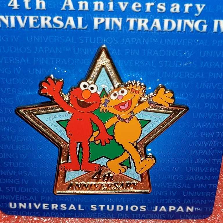 ☆ユニバーサル・スタジオ・ジャパン 4周年 記念 4th Anniversary セサミストリート エルモ・ゾーイ ウォッチ拍卖