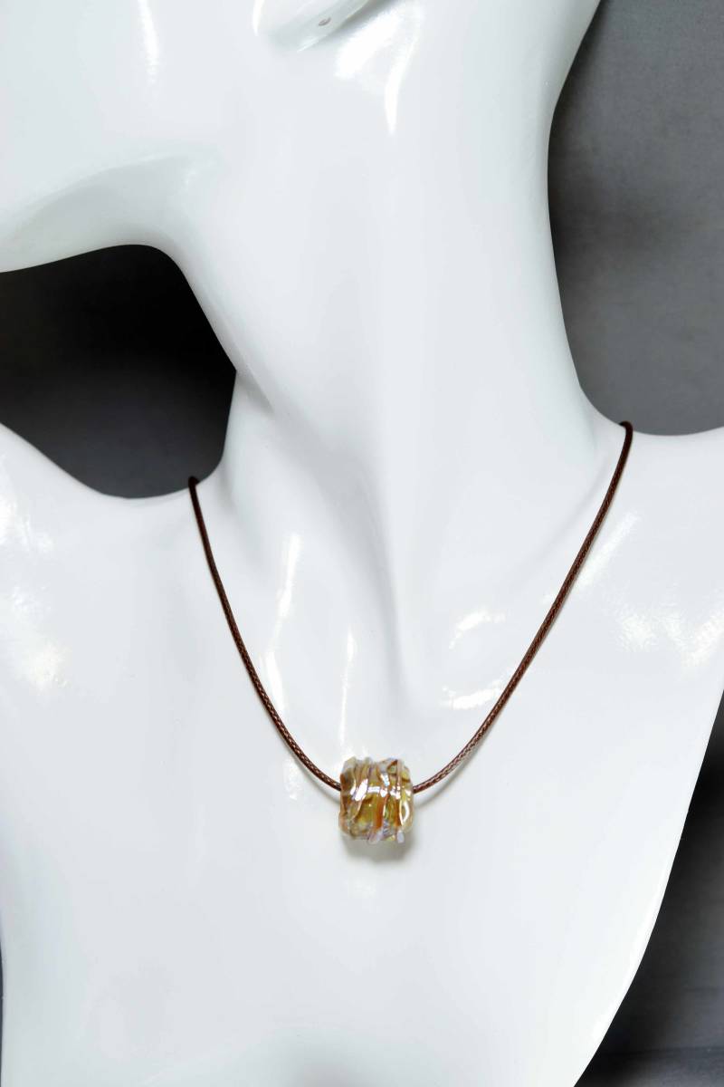 トンボ玉 GLASS BEADS ガラスのペンダント。T13-175拍卖