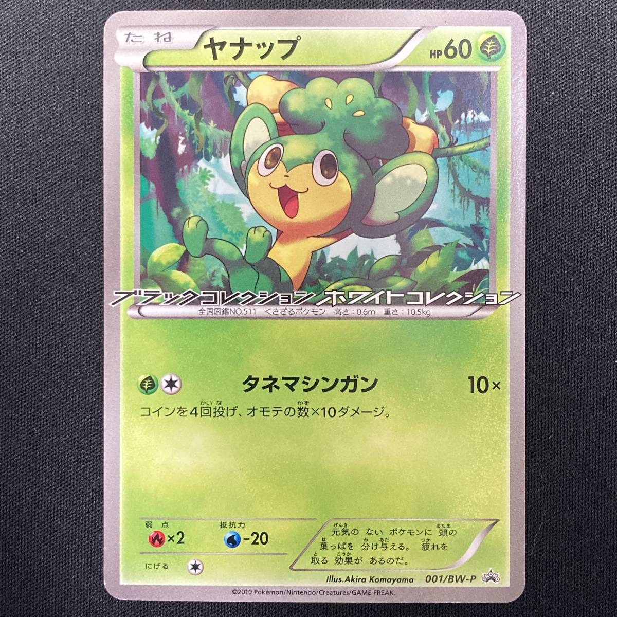 Pansage 001/BW-P Black & White Promo Pokemon Card Japanese ポケモン カード ヤナップ ポケカ プロモ 220124-2拍卖