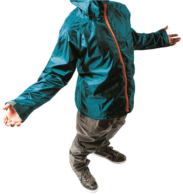 LLサイズ マック レインウェア アジャストマックライト AS-7100 ブルーxチャコール拍卖