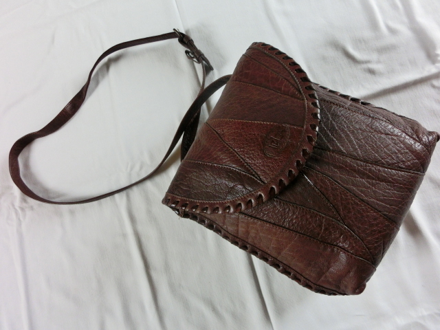 ★美品★ ◆イビザIBIZA 茶色ショルダーバッグ◆斜め掛けOK拍卖