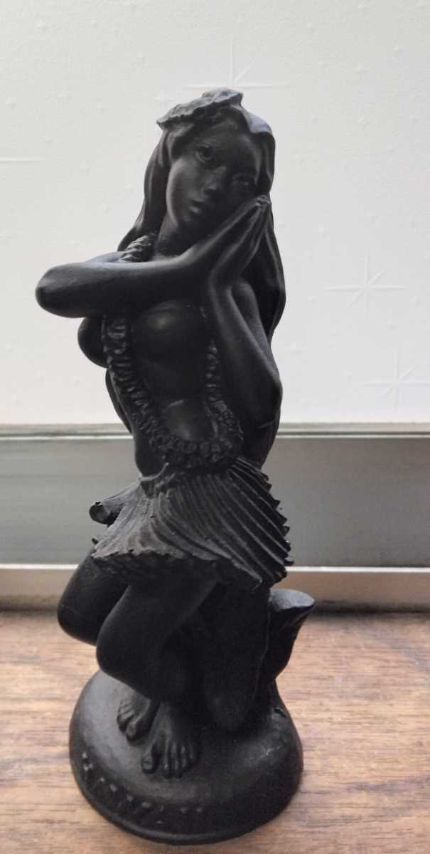 ハワイ製 ハワイアンフラ人形 Vintage Hawaiian Girl ヴィンテージ USA フラガール MADE IN HAWAII レトロ ビンテージ拍卖