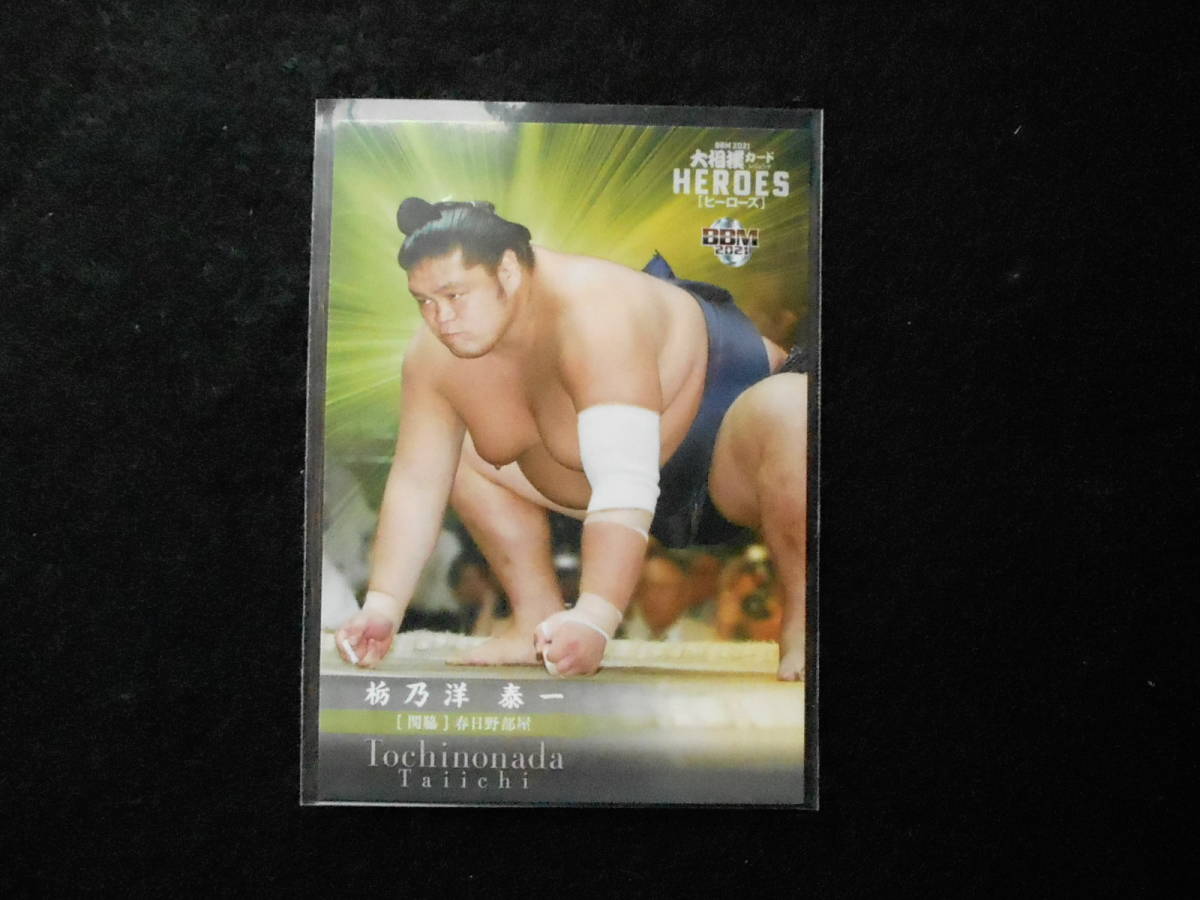 BBM 2021 大相撲カードヒーローズ 栃乃洋 関脇拍卖