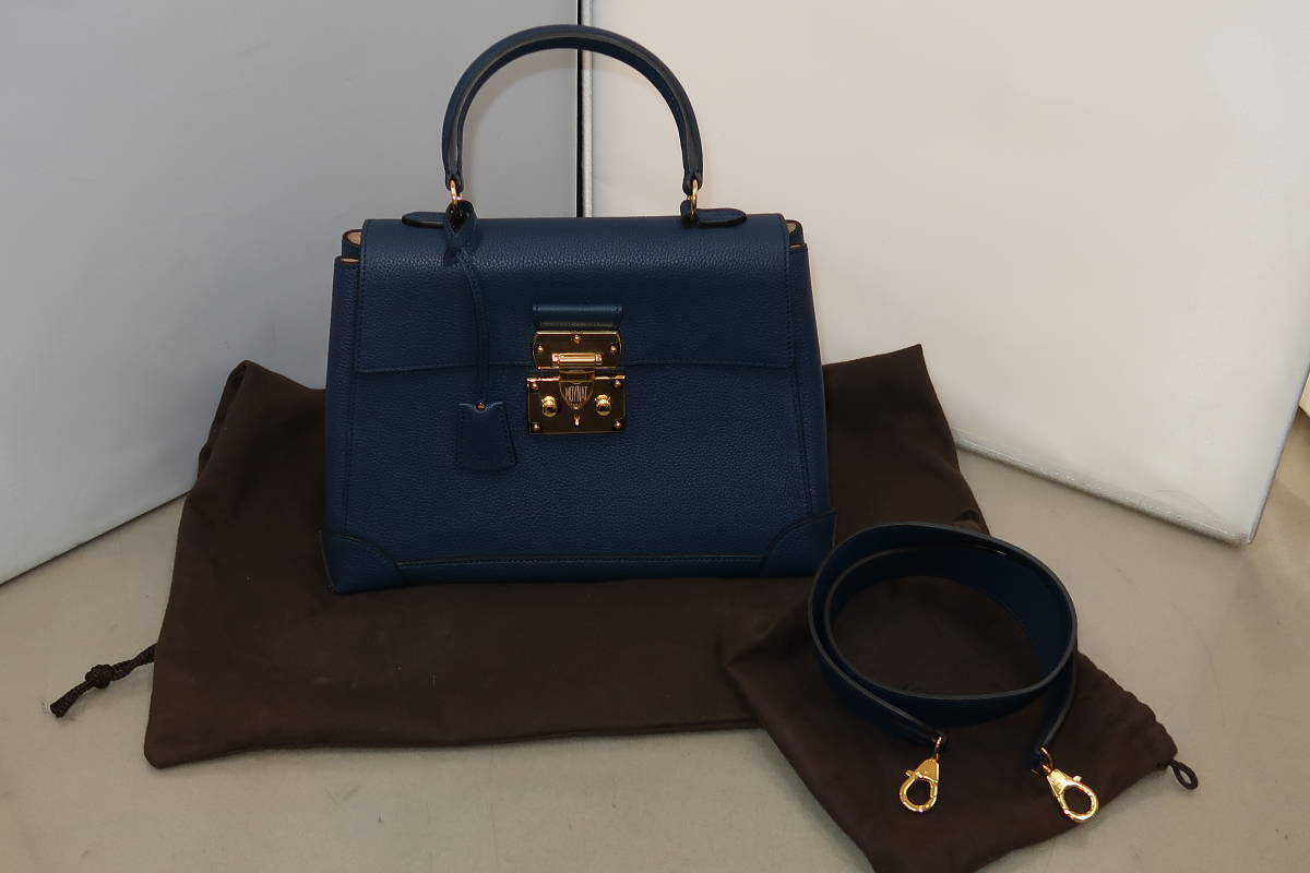 ■□モワナ MOYNAT ル・リムジン レザー 2Wayバッグ□■拍卖