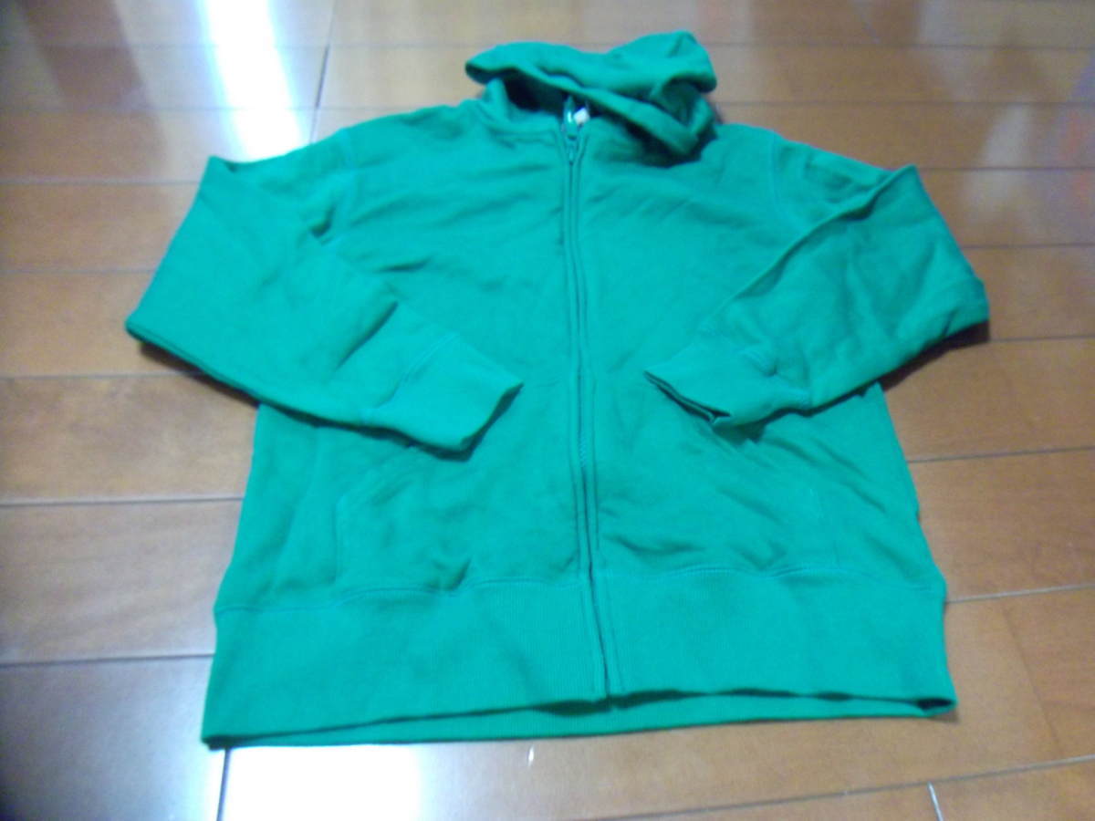 新品 トップス パーカー 緑 サイズ140 660円発送可 切手可拍卖