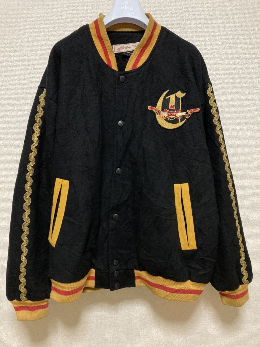 USA古着 J. C. Freeman & Son JC フリーマン&ソン Negro Leagueスタジャン スタジアムジャンパー ニグロリーグ ワッペン XXL拍卖