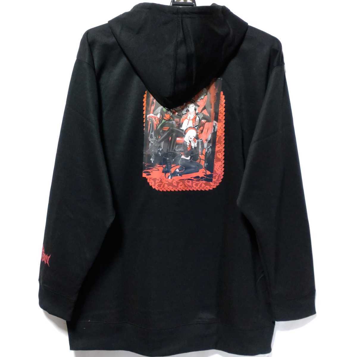 特価/未使用【サイズ=3L(2XL)】VISUAL PRISON/ヴィジュアルプリズン/メンズ/ポンチ/スウェット/パーカ/胸囲=106~114cm/black拍卖