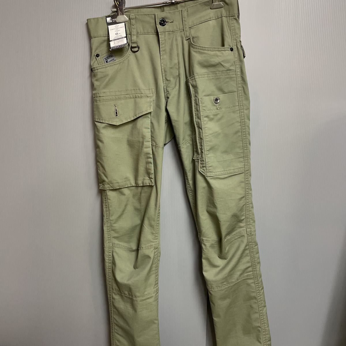 作業服 アイズフロンティア I'Z FRONTIER クールマックスカーゴパンツ 7782 SS-5L 春夏 冷感 作業着 メンズ size SS (72) color カーキ拍卖