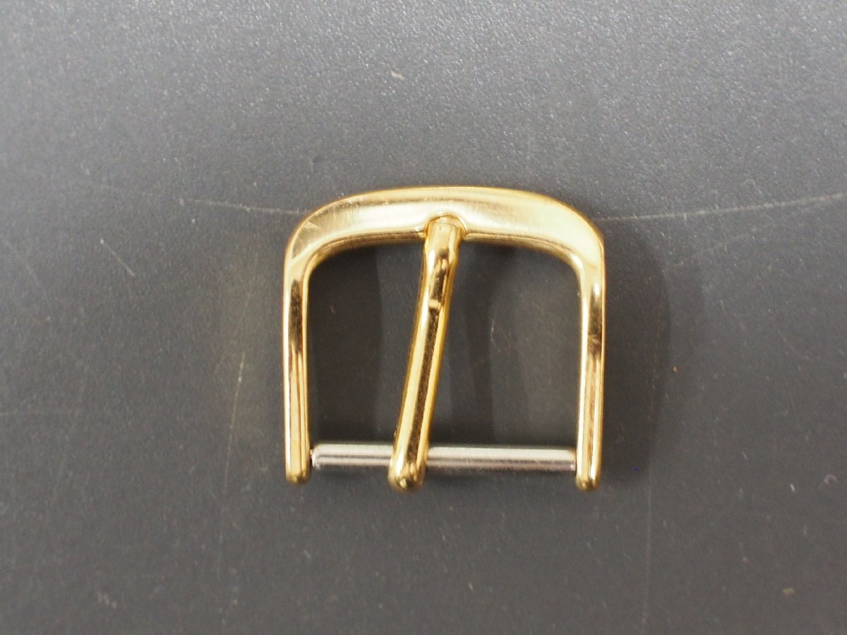 中古 セイコー シチズン カシオ 汎用 尾錠 美錠 ピンバックル 色: ゴールド 幅: 14mm 管理No.31606拍卖