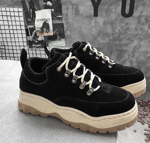 LHK1975★メンズスニーカー 厚底 カジュアル アウトドア ファッション ウォーキング スポーツシューズ レスアップ 韓国風 拍卖