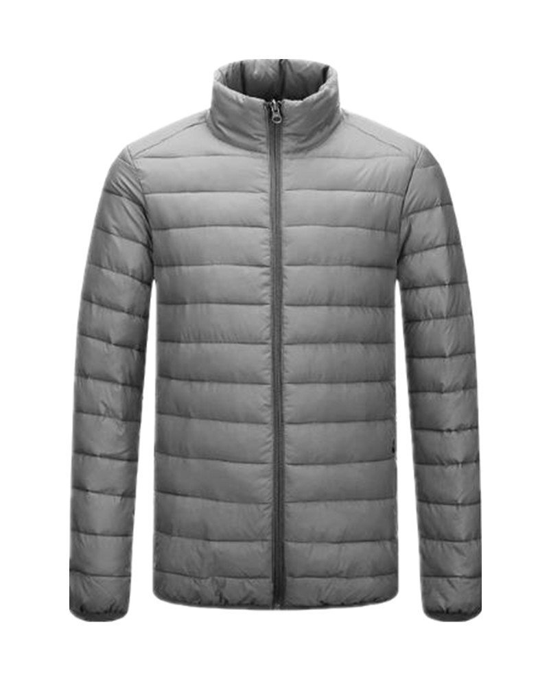 LHK1749★ウンジャケット メンズ 中綿コート アウター ショット 襟たち 軽量 防風 ライトダウン 収納袋付き 撥水拍卖