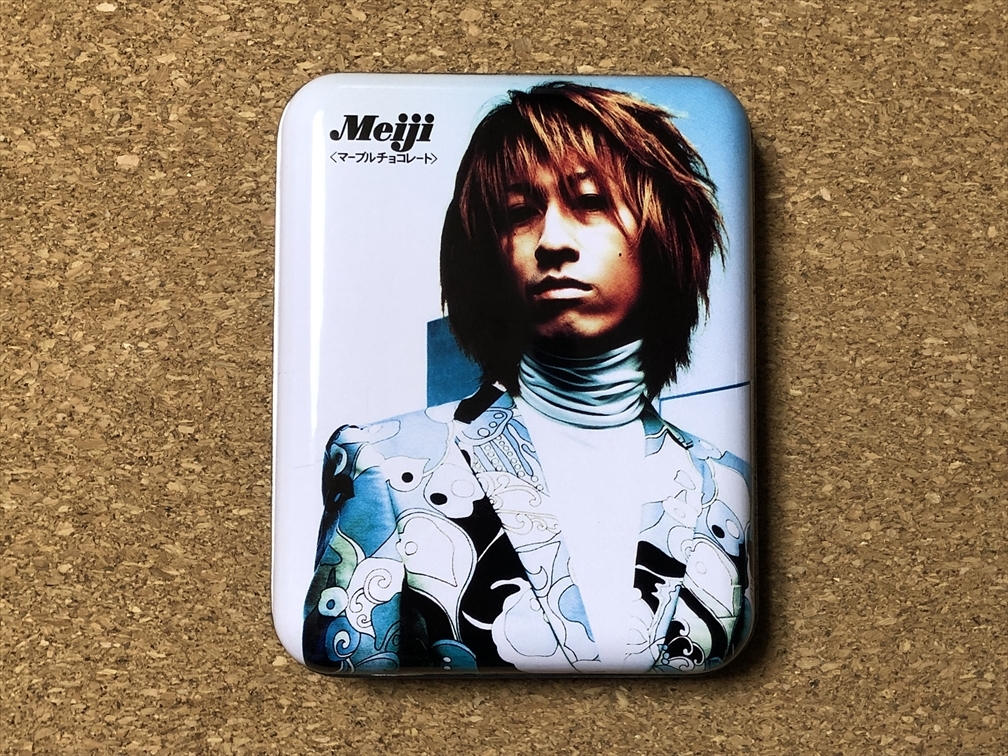 【GLAY グッズ 2】缶 小物入れ TAKURO 明治 2001年拍卖