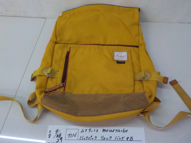 TIN●○ムスタッシュ moustache バックパック リュック バッグ 中古 4-9/29(も)拍卖