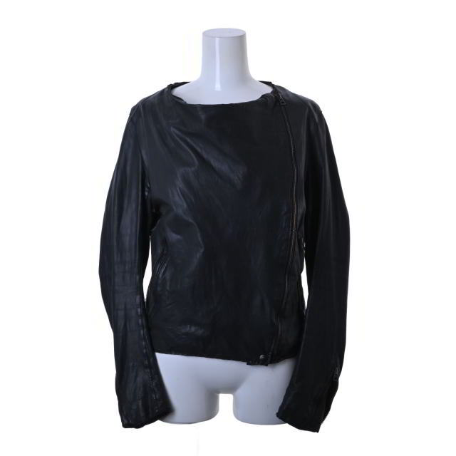 Sisii カウレザー ダブル ライダース ジャケット XS ブラック シシ KL4CSLUB76拍卖