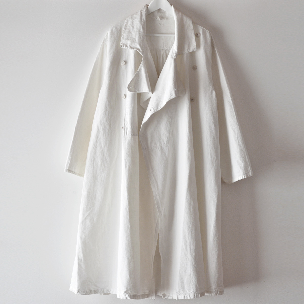 希少 50s フランス軍 ホスピタルコート コットンリネン ANATOMICA 35SUMMERS 寺本欣児 コレクション品 / ミリタリー ユーロ ヴィンテージ拍卖