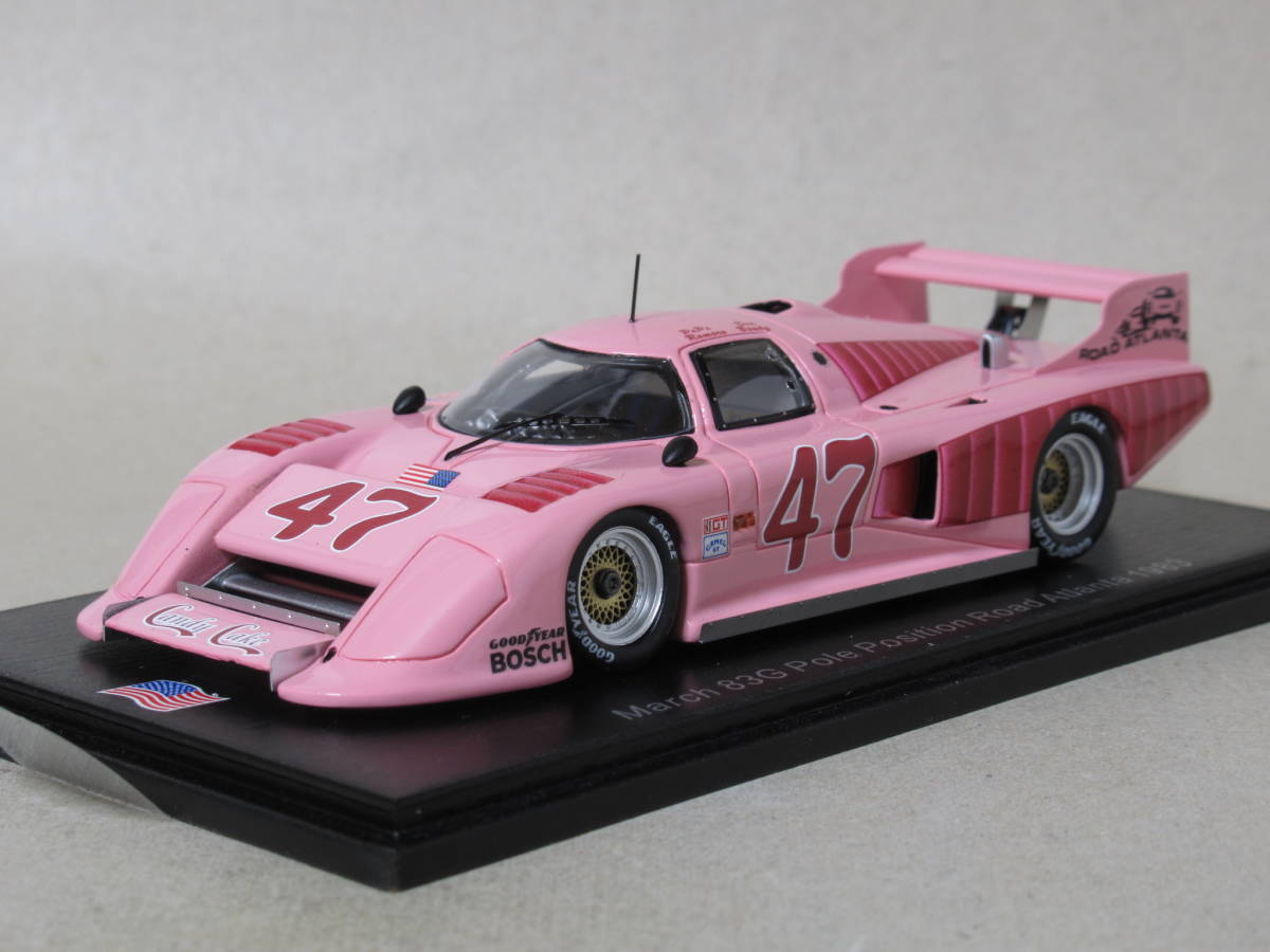 1/43 マーチ 83G #47 ロードアトランタ ポールポジション 1983拍卖