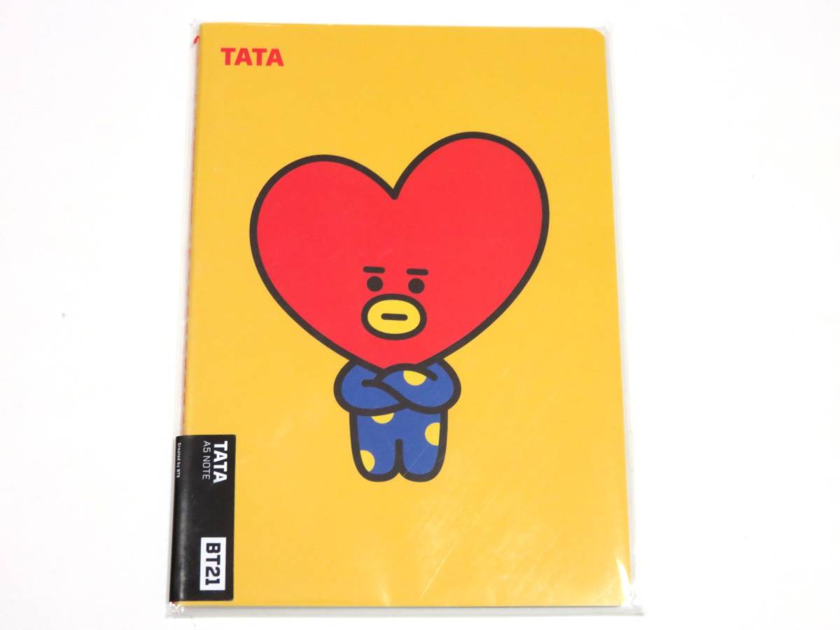 公式) BTS × LINE 『 BT21 』 TATA V ブイ テテ テヒョン★A5サイズ ノート 新品/未開封拍卖
