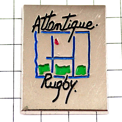 ピンバッジ・ラグビー大会アトランティック大西洋ゴール球◆フランス限定ピンズ◆レアなヴィンテージものピンバッチ拍卖