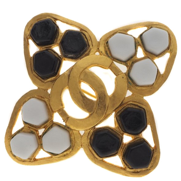 CHANEL シャネル ココマーク 95P ブローチ 金メッキ ゴールド レディース【57200432】中古拍卖