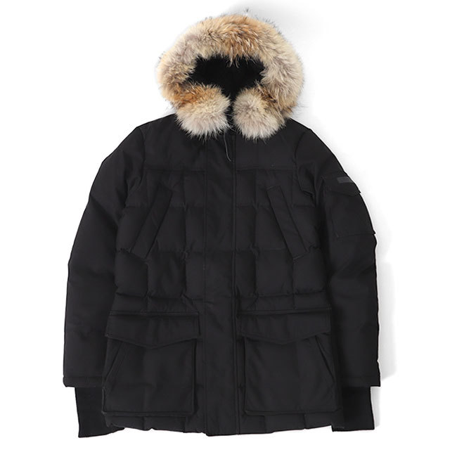 古着 WOOLRICH ウールリッチ TETON テトン ブリザードパーカー ファー付き ダウンジャケット WTRKHJ17870 XS 黒 メンズ拍卖
