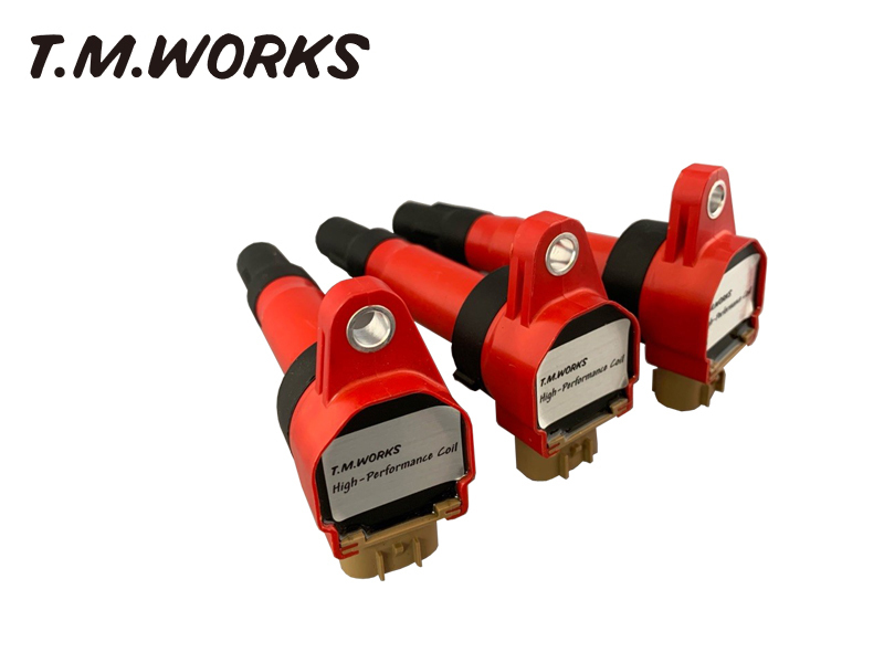 T.M.WORKS ハイパフォーマンスコイル スペーシアギア(ターボ) MK53S R06A(64PS) 18.12- (1台分3本セット)(コネクタ形状確認要)拍卖