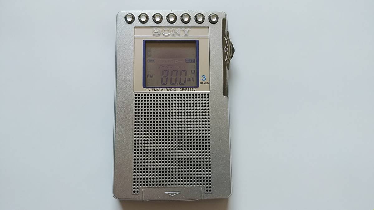 ★SONY FM/AMラジオ ICF-R533V★拍卖