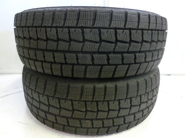 225/60R17 99Q (2本)C-1451 深溝 中古スタッドレスタイヤ ダンロップ WINTER MAXX WM01 拍卖