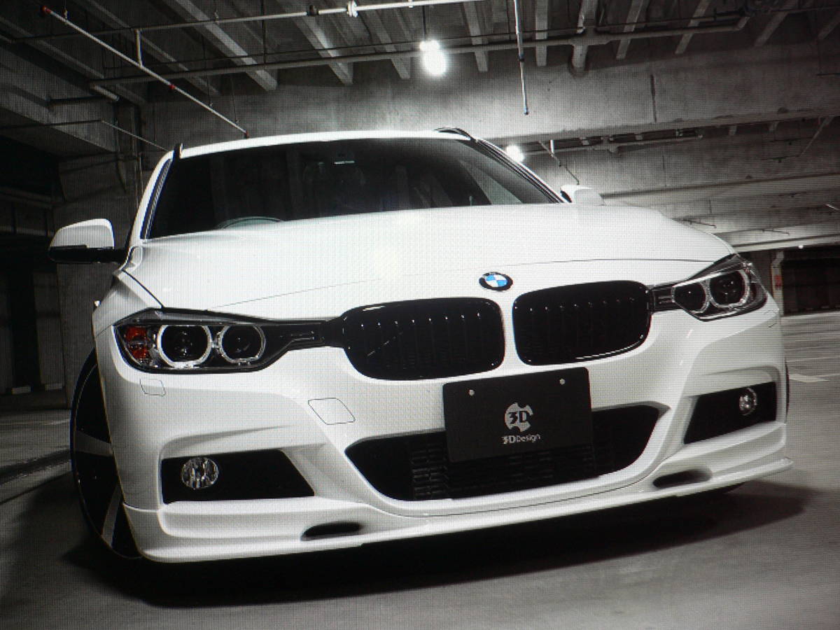 ★★3Dデザイン純正品 F30/F31 MーSport フロントリップスポイラー(ウレタン)3101-23021 BMW用⑳★拍卖