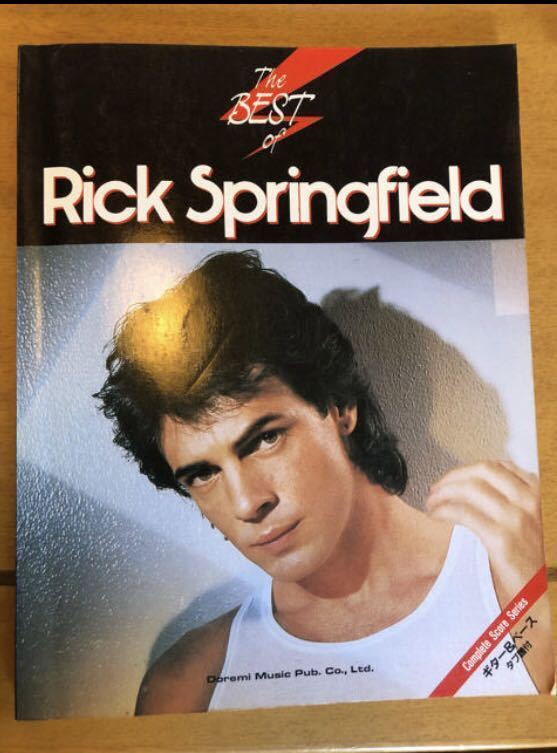値下げ バンドスコア ベストオブ リック・スプリングフィールド Rick Springfield拍卖