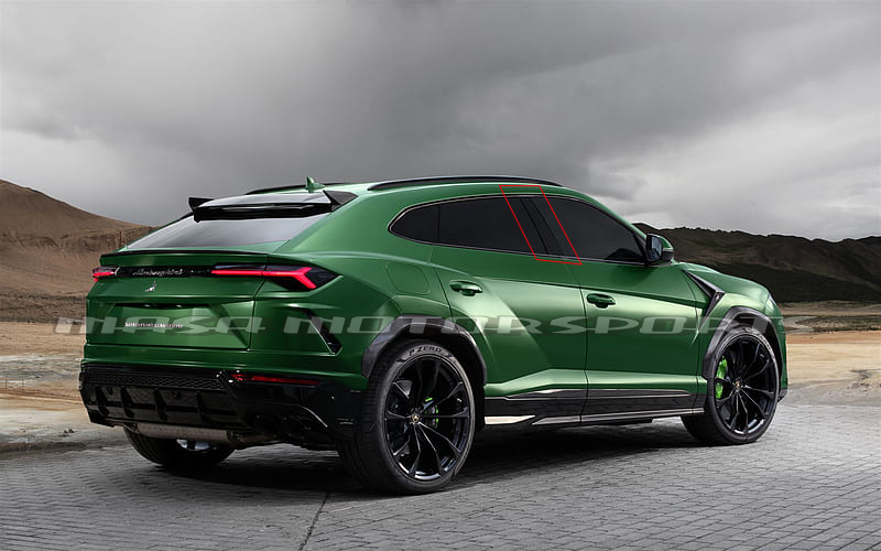 LAMBORGHINI URUS ランボルギーニウルス ドアピラーカスタムカーボンシート 外装パーツ カット済み アクセサリー ドレスアップ キズ防止拍卖