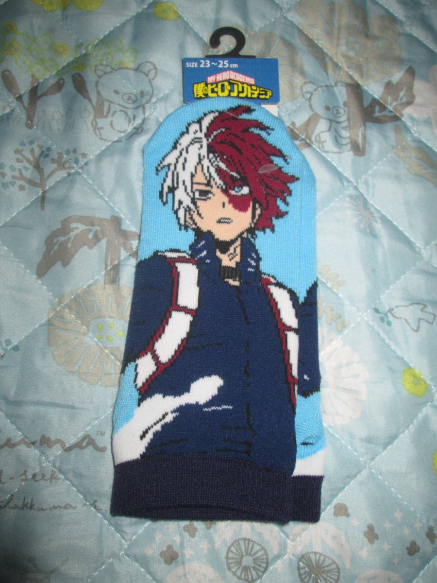 〇。゜〇新品!僕のヒーローアカデミア 轟焦凍 23~25cm 水色〇゜。〇拍卖