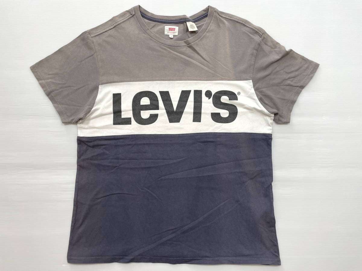 リーバイス Levi's 半袖Tシャツ コットンTシャツ デカロゴ ビッグロゴ 石瀬4534拍卖