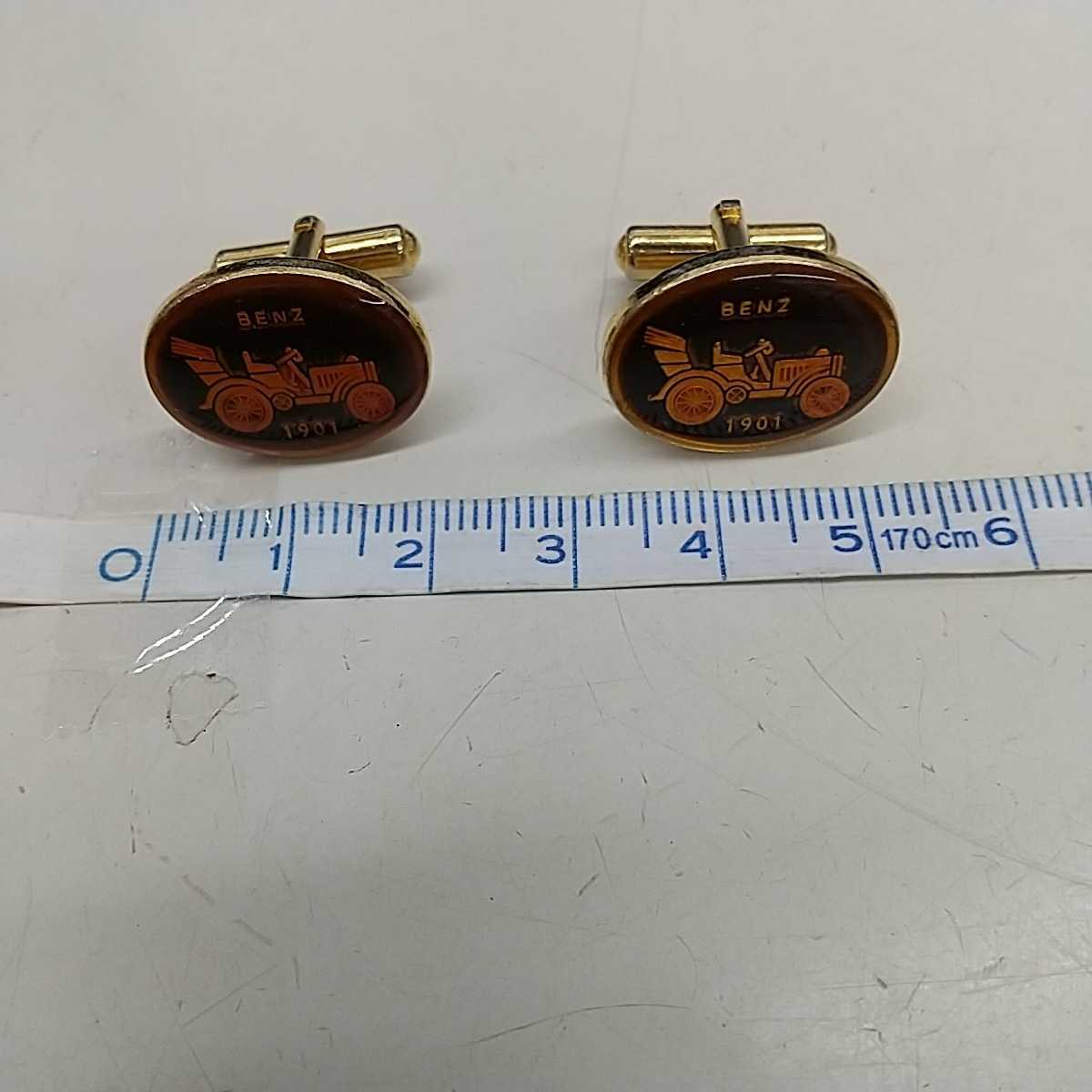 N6234【アンティーク】メルセデス・ベンツ カフス拍卖
